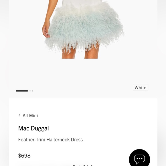 NWT Mac Duggal dress, purchased the wrong size. Sold out online! - Picture 3 of 4